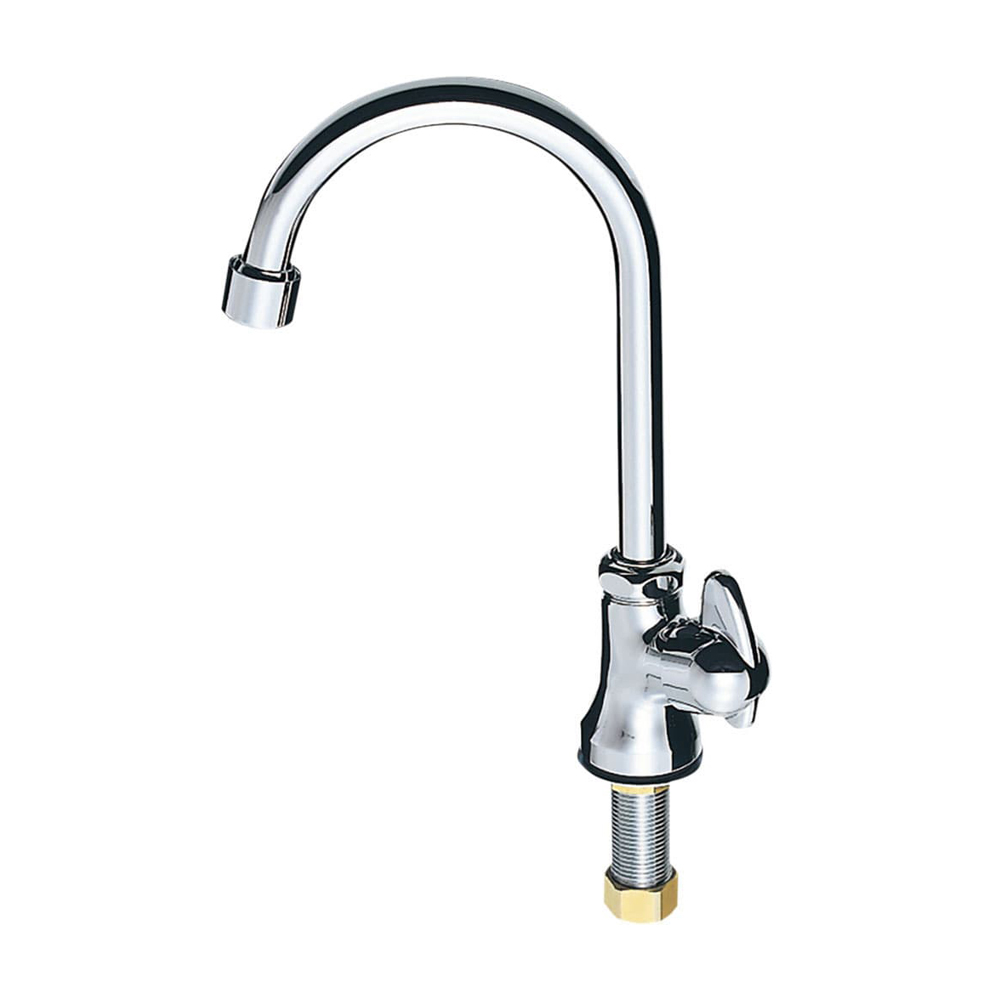 SANEI 立水栓 90度開閉 泡沫吐水 定流量機能 5L/分 Y5075H-13 浴室、浴槽、洗面所