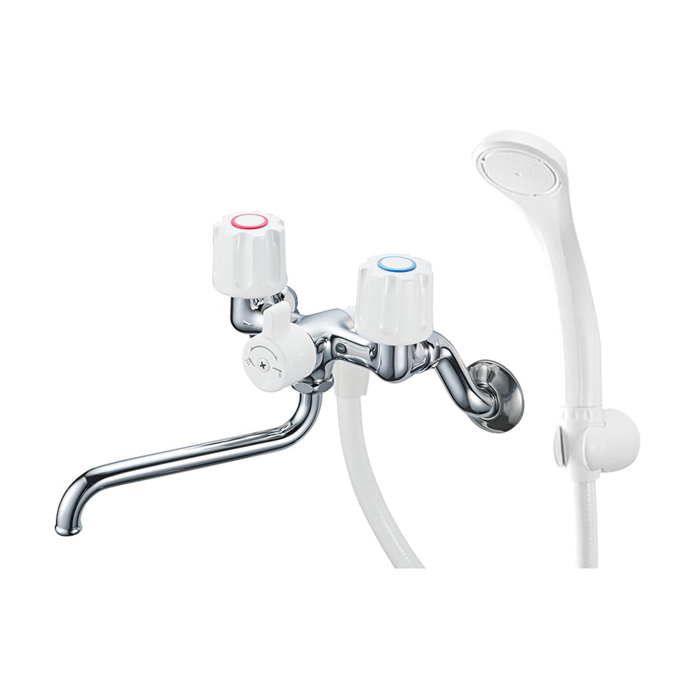 ∠三栄水栓 SANEI ツーバルブ洗濯機用混合栓〔HD〕 - 浴室、浴槽、洗面所