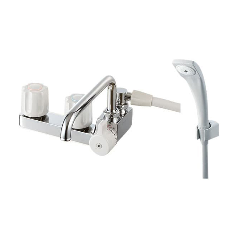 ∠三栄水栓 SANEI ツーバルブ洗濯機用混合栓〔HD〕 - 浴室、浴槽、洗面所