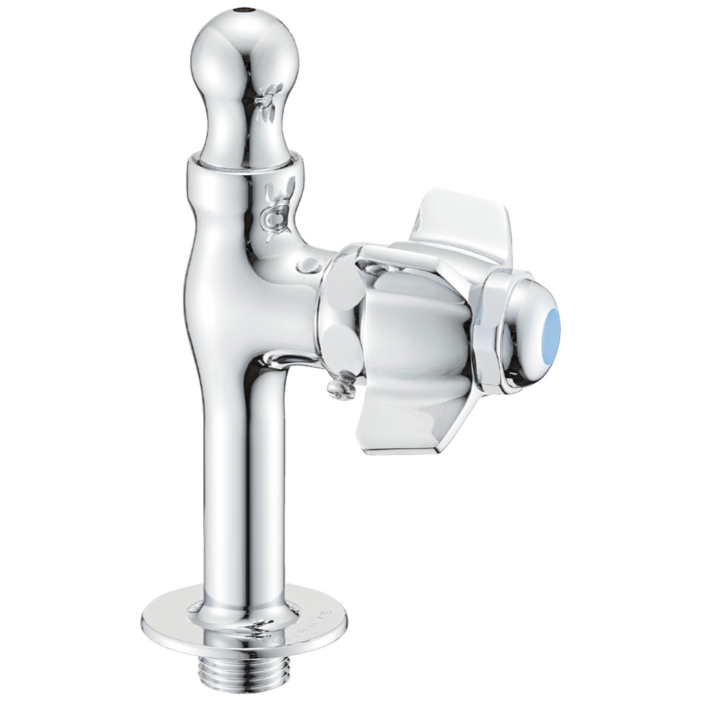 SANEI 自閉式立水栓(洗面所用) [単水栓 自閉式機構 経済的 衛生的 手洗い] Y5966-13 - 1